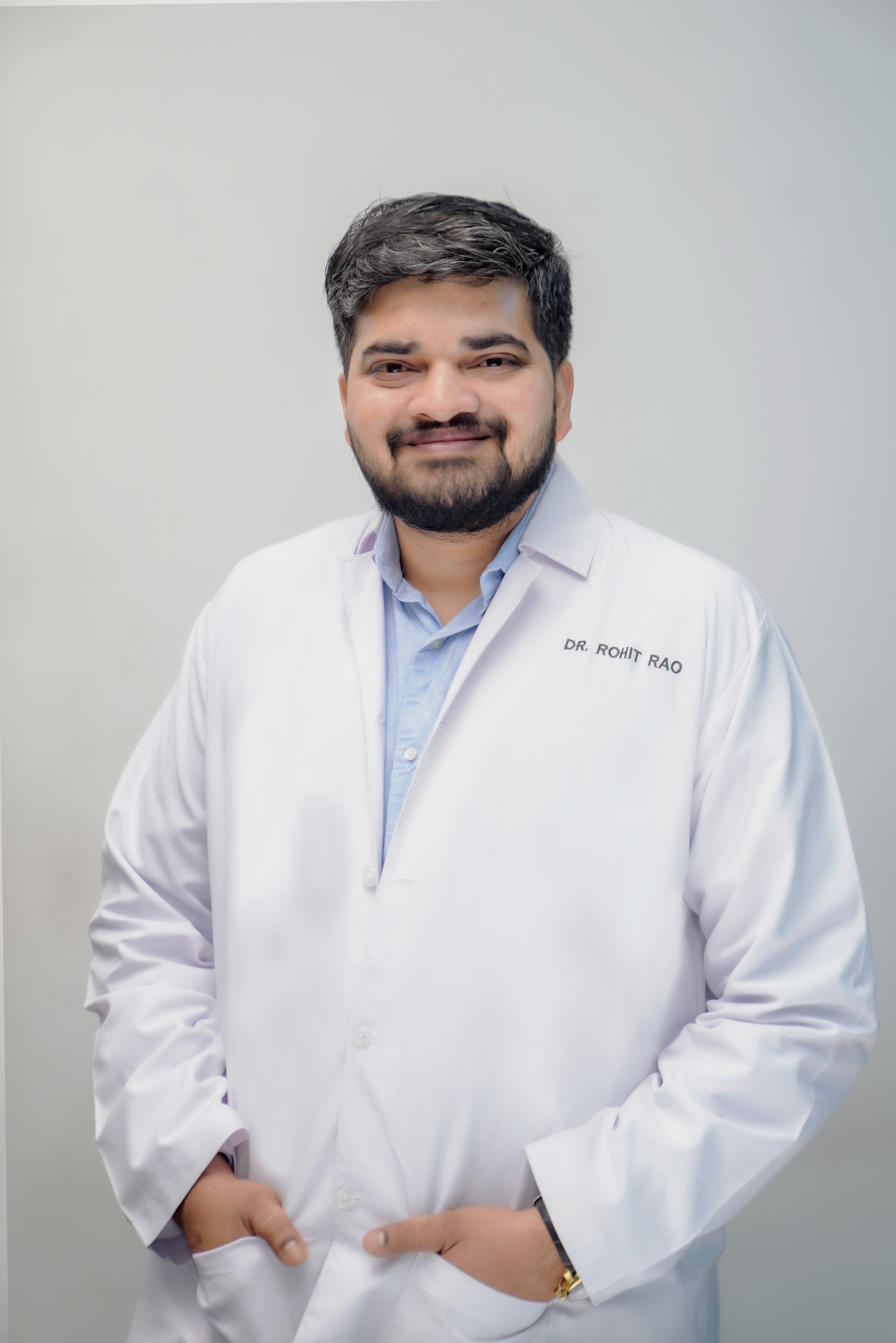 Doctor in apron